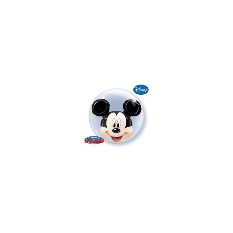 Balon, foliowy 24" QL Bubble Pod "Mickey Mouse"