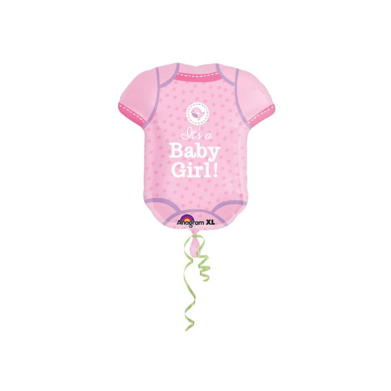 Balon foliowy "Body Baby Girl" 55x60 cm 1 szt.