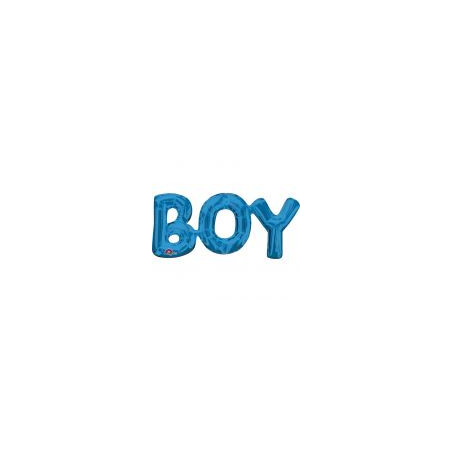 Balon, foliowy napis "BOY" 50x22 cm