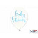 Balony 30 cm, Baby Shower,Crystal Clear 6 szt.