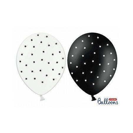 Balony 30cm Gwiazdki, mix