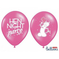 Balony 30cm, Hen night party, P. Hot Pink