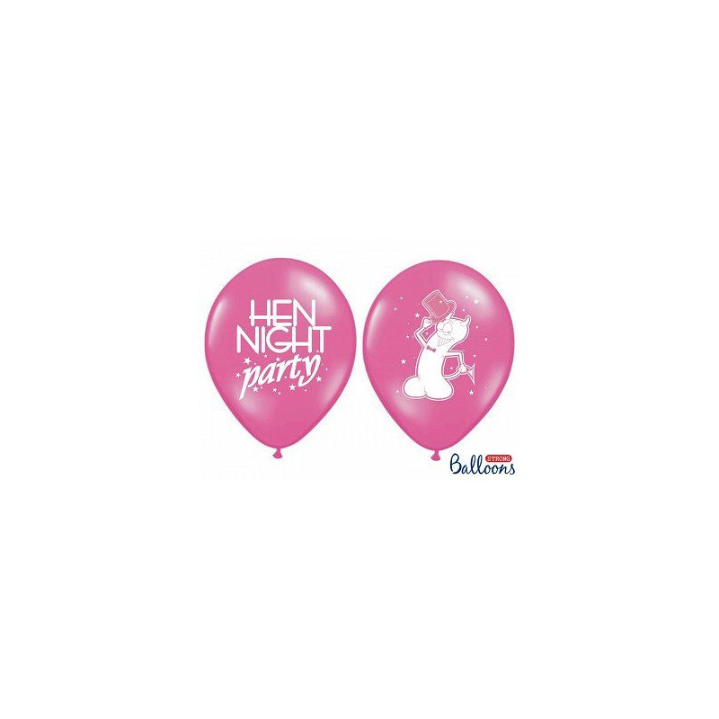 Balony 30cm, Hen night party, P. Hot Pink