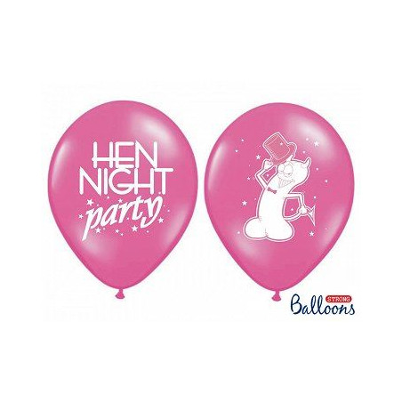 Balony 30cm, Hen night party, P. Hot Pink