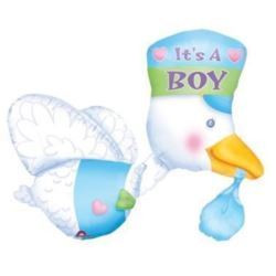 Balon, foliowy AWK "Its a Boy Stork"