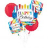 Bukiet balonów Happy Birthday 5 szt.
