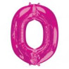 Balon foliowy Litera "O" różowy, 66x81 cm