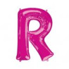Balon foliowy Litera "R" różowyi, 58x81 cm
