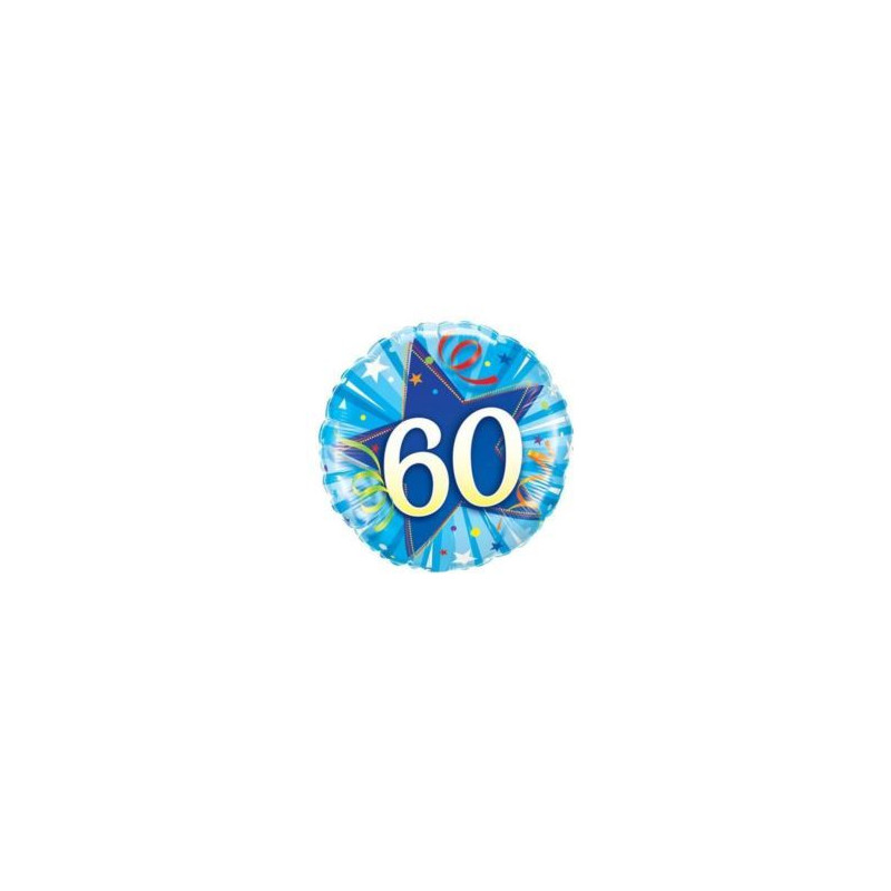 Balon foliowy QL Cir "60,niebieski"