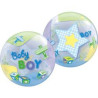 Balon, foliowy 22" QL Bubble Poj."Baby Boy-Samolot