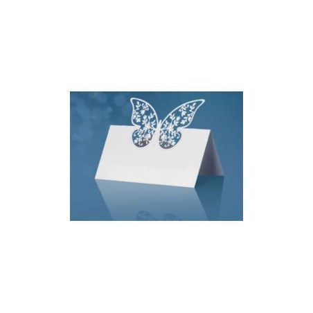 Wizytówki na stół Motyl, 9 x 7,3cm