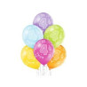 Balony 12" 4th  Birthday  6 szt.