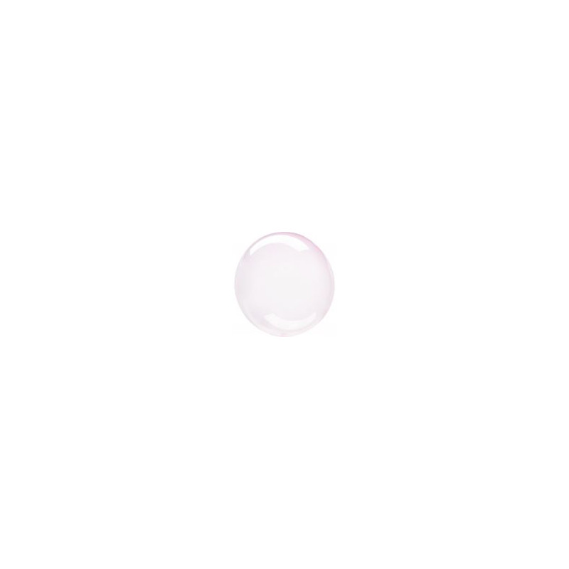 Balon foliowy, Clearz Crystal Light Pink 1szt.