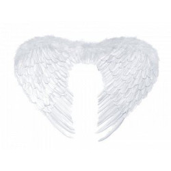 Skrzydła anioła, białe 76x55 cm 1 szt.
