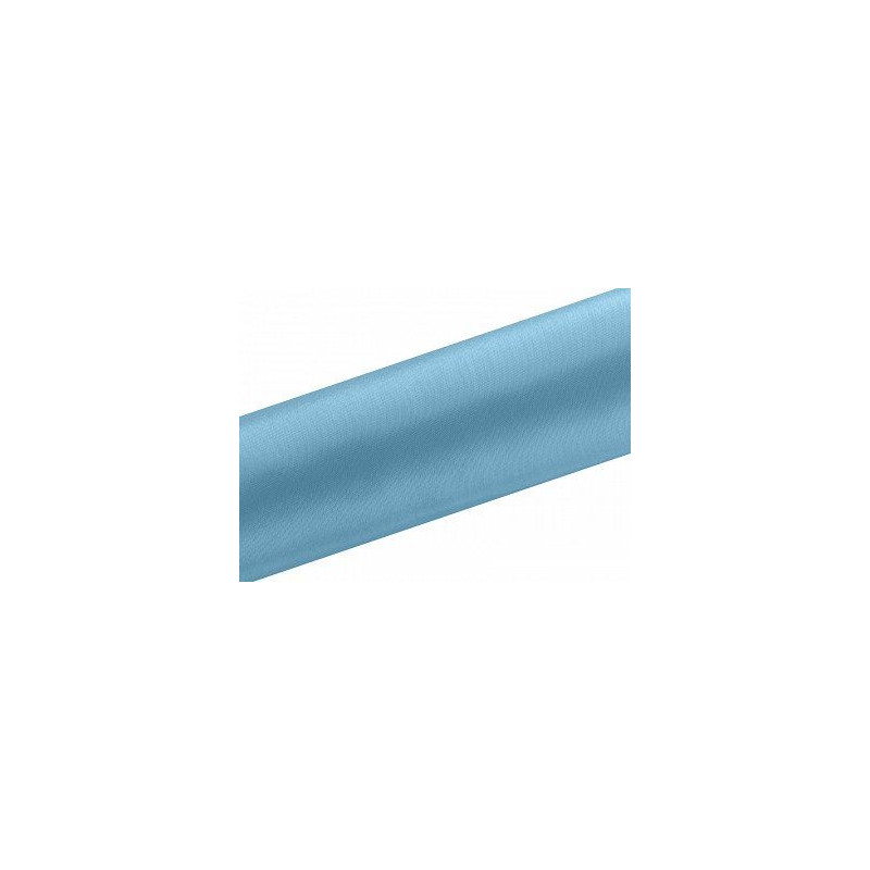 Satyna gładka  0.16x9m - niebieski