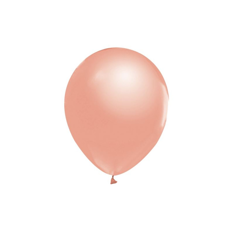 Balony Beauty&Charm, metaliki różowo-złote 12"/ 10