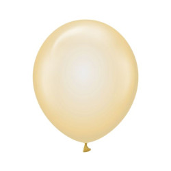 Balony Beauty&Charm, krystaliczne żółte 12" / 10 s