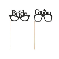 Karteczki Okulary Bride&Groom