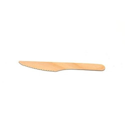 Noże drewniane 16 cm,/100 szt.