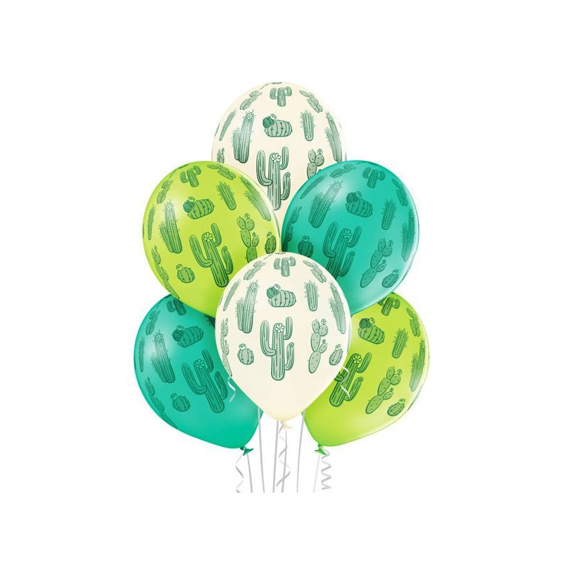 Balony 12" Cactus 6szt.