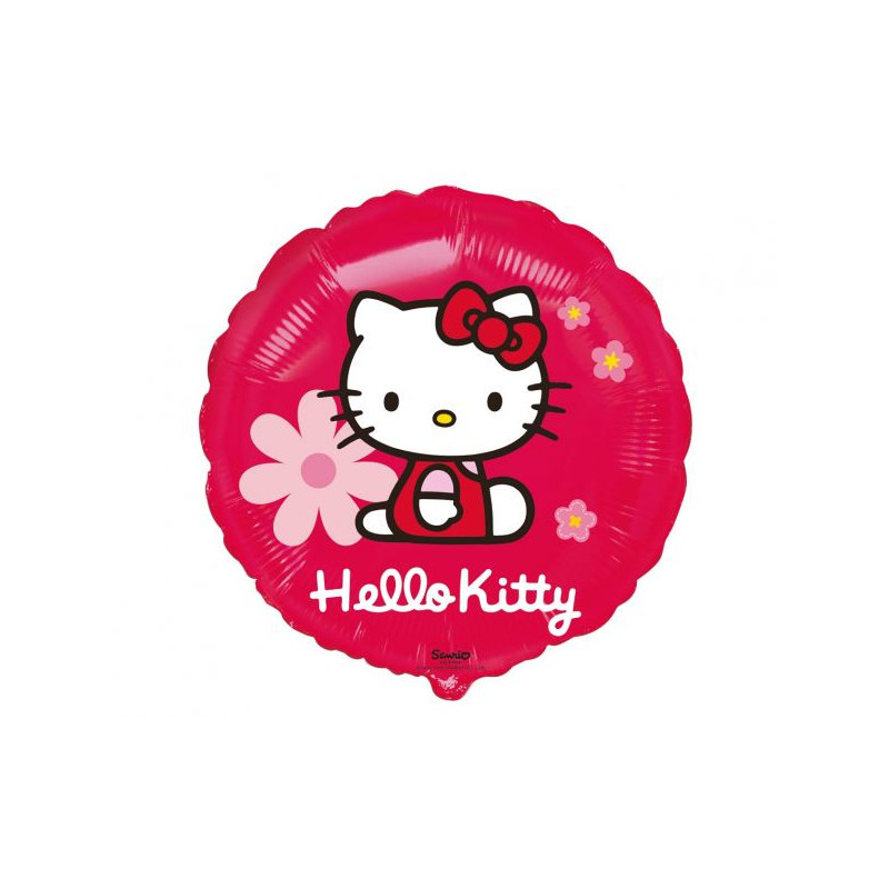 Balon foliowy 18" FX - "Hello Kitty z kwiatkami"