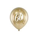 Balony Glossy 30cm, 60, złoty