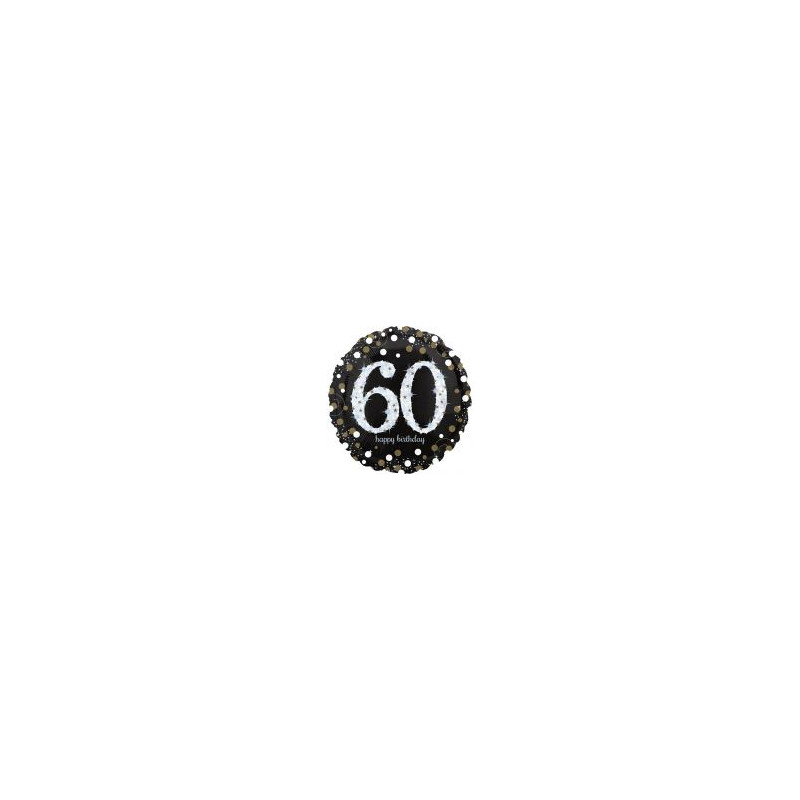 Balon foliowy Jumbo"60-urodziny" 71x71 cm