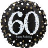 Balon foliowy Jumbo"60-urodziny" 71x71 cm