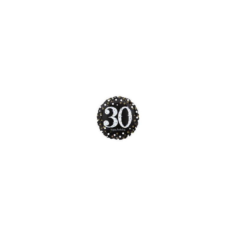 Balon foliowy Jumbo"30-urodziny" 71x71 cm