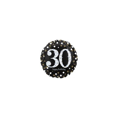 Balon foliowy Jumbo"30-urodziny" 71x71 cm