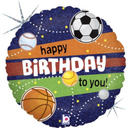 Balon Grabo 18" Sports Birthday