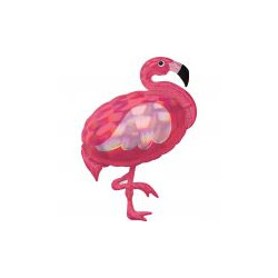 Balon foliowy holograficzny "Flamingo" 71x83cm