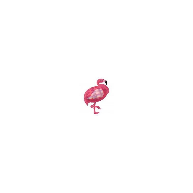Balon foliowy holograficzny "Flamingo"  71x83cm