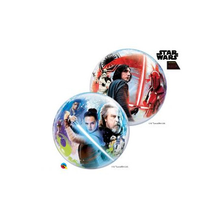 Balon foliowy 22" QL Bubble "Star Wars the Last Je