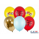 Balony 30cm, Happy Birthday, mix. 6szt