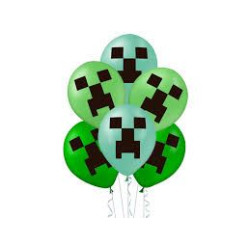 Balony zielone piksel