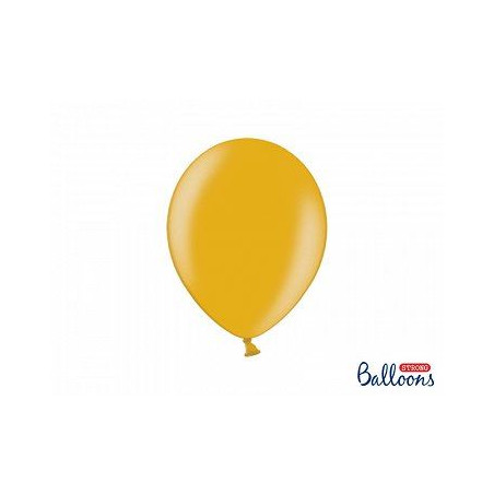 Balony Strong 27cm, Metallic Gold