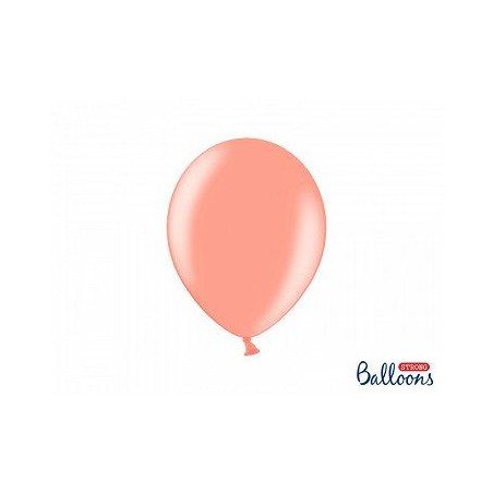 Balony Strong 27cm, Metallic Rose Gold