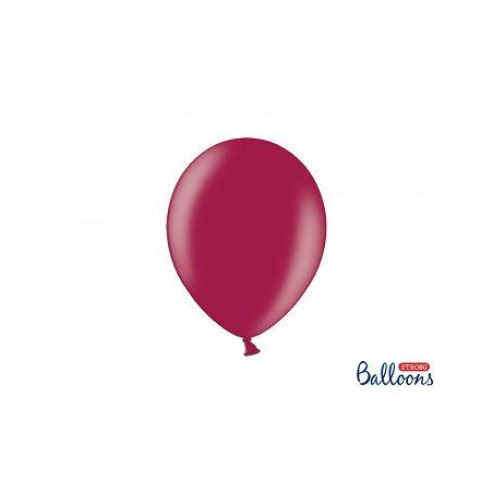 Balony Strong 27cm, Metallic Maroon