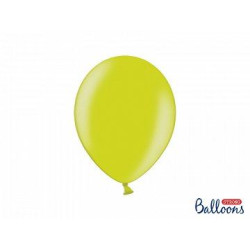 Balony Strong 27cm, Metallic Lime Green