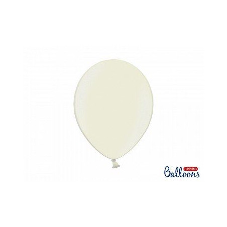 Balony Strong 30 cm, Metalic Light Cream, 10 szt.