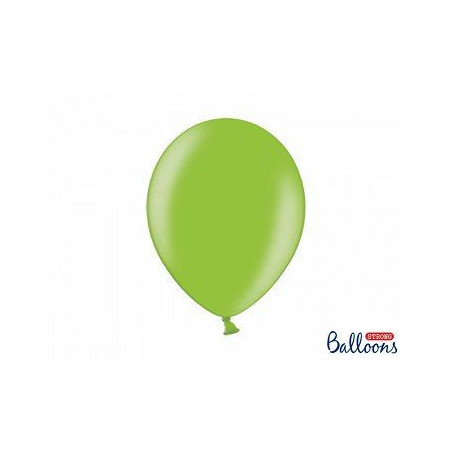 Balony Strong 30cm, Metallic Bright Green