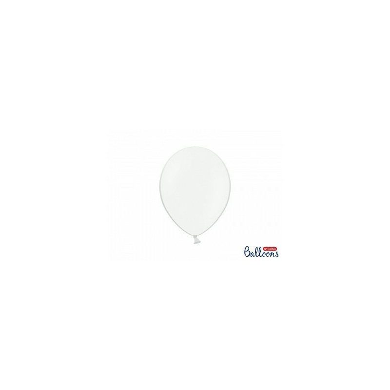 Balony Strong 27cm, Pastel Pure White