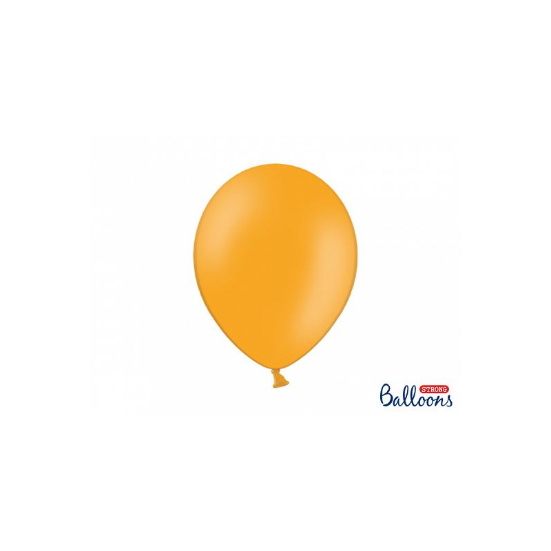 Balon Strong 30 cm Pastel Mand.Orange, 10 szt