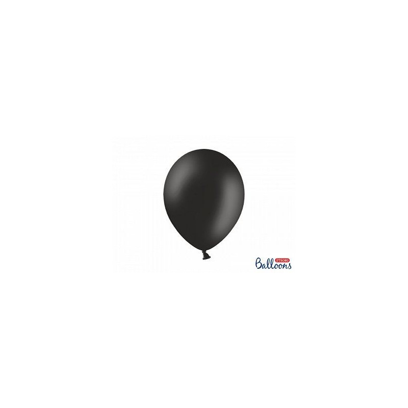 Balony Strong 30 cm Pastel Black, 10 szt.