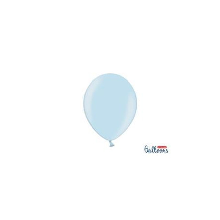 Balony strong 27cm,metalic baby blue, 10szt