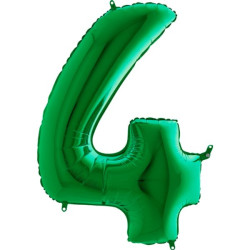 Balon Numer 4 Zielony