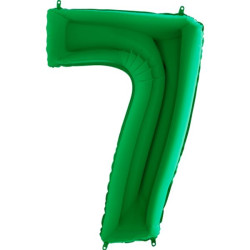 Balon Numer 7 Zielony