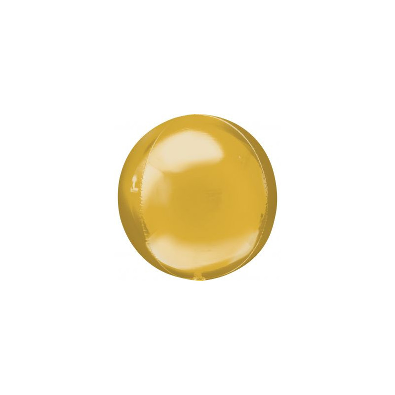 Orbz-kula "Jumbo Gold", balon foliowy