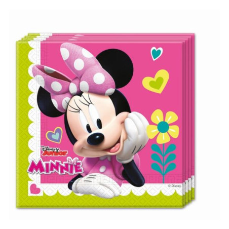 Serwetki "Minnie Happy Helpers" 33x33 cm, 20 szt.